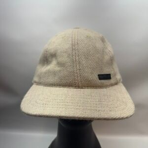 Topo Designs Wool Beige Ball Cap Adjustable Outdoor Hiking‎ Hat Cap